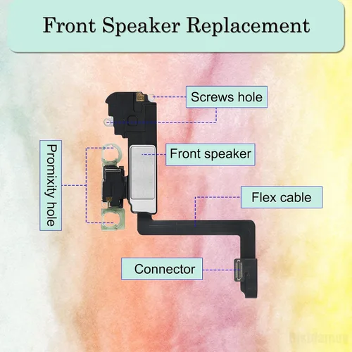 Miniatura 3 de Para iPhone 11 PRO MAX Auricular Reemplazo Del Altavoz Para Cable Flex Auricular Reemplazo Auricular Auricular Reemplazo Luz Sensor De Proximidad