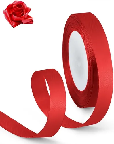 Miniatura 108 de Cinta de satén de 1 pulgada de 100 yardas, color verde manzana, cinta de tela de color sólido para envoltura de regalos, boda, cinta de regalo
