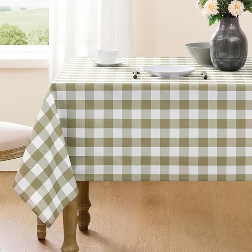 Mantel a cuadros rectangular de gingham, impermeable, sin arrugas, manteles de búfalo a cuadros para mesa, lavables para comedor, fiestas y picnic
