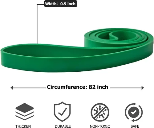 Miniatura 2 de Pull Up Bands, Resistance Bands, Pull Up Assistance Band Exercise Bands for Men & Women Working Out, Body Stretching, Physical Therapy, Muscle Verde