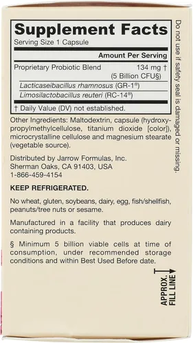 Miniatura 5 de Jarrow Formulas Fem Dophilus 60 unidades, 60 CT