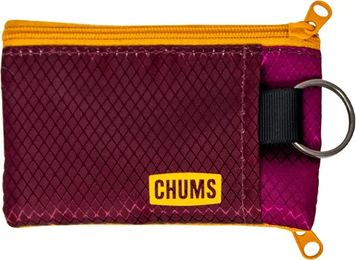 Miniatura 17 de Chums Surfshorts Cartera - Cartera ligera y delgada con bloqueo RFID y ventana de identificación transparente - Con cremallera, cartera minimalista