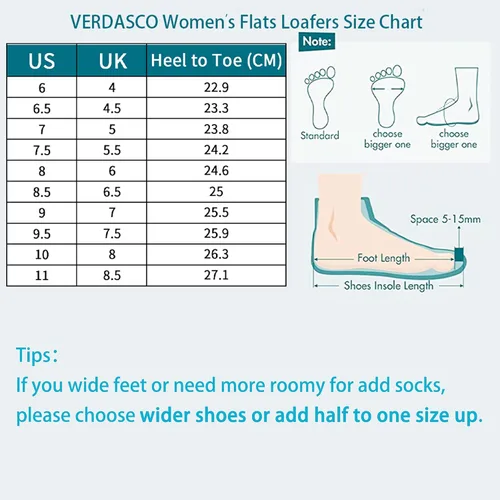 Miniatura 5 de VERDASCO Womens Loafers Flats Shoes Moccasin Penny Loafers Slip On Work Shoes Casual Comfort Ladies Walking Shoes