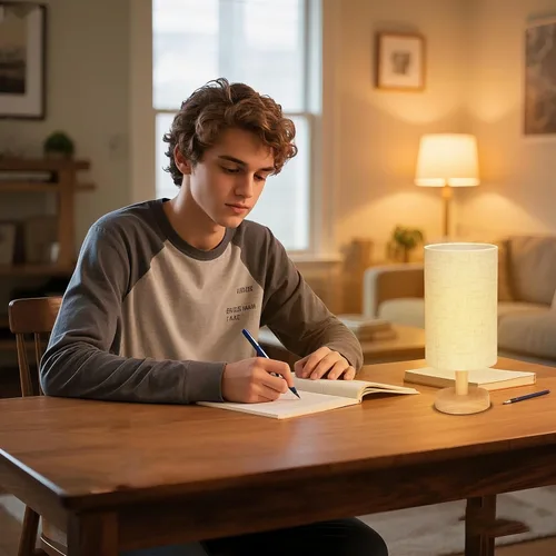 Miniatura 7 de Lámpara de mesa pequeña para dormitorio, lámparas de noche para mesitas de noche, lámpara de luz minimalista para mesita de noche, lámparas