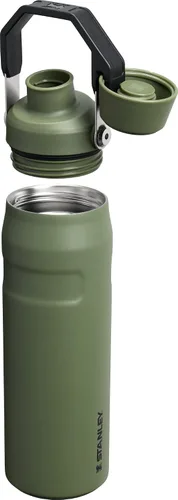 Miniatura 2 de Stanley IceFlow - Botella de agua de flujo rápido, tapa de boquilla en ángulo, ligera y a prueba de fugas para viajes y deportes, acero inoxidable