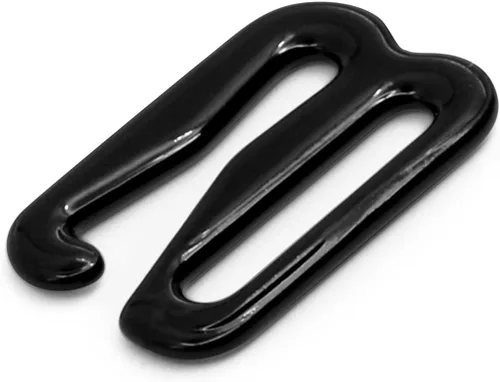 Miniatura 2 de Dritz 99-12-1 - Ganchos de metal para brasier de traje de baño, color negro, 12 pulgada, 2