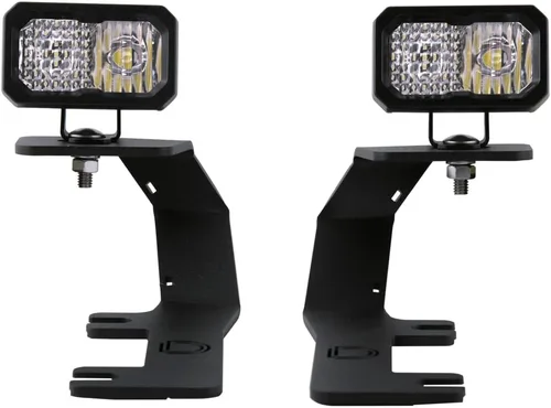 Miniatura 12 de Kit de luz de cuneta retroiluminada Diode Dynamics Serie Stage compatible con Chevrolet Silverado 1500 2014-2019, C2 1.0 Sport Combo Amarillo
