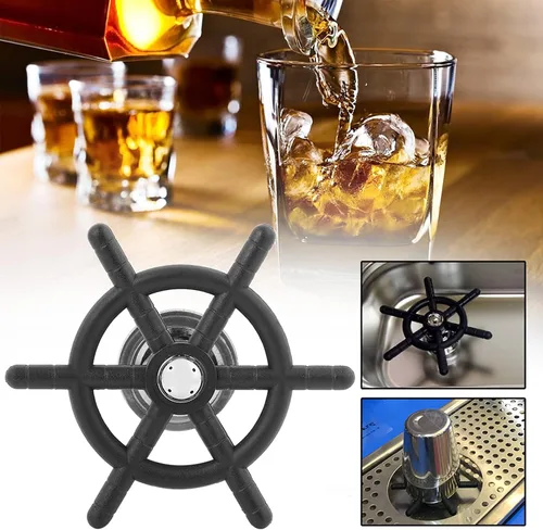 Miniatura 9 de Enjuagadora de vidrio para fregadero de cocina, grifo de lavadora de botellas de acero inoxidable, enjuague de cabeza, limpiador de tazas