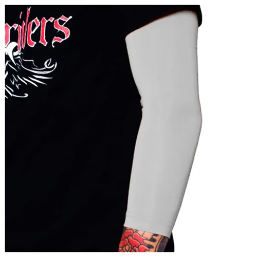 Miniatura 13 de Tat2X Ink Armor - Funda para tatuaje de 3/4 brazos, agarre antideslizante, fabricado en Estados Unidos, capuchino, ML (manga de un solo brazo/codo)