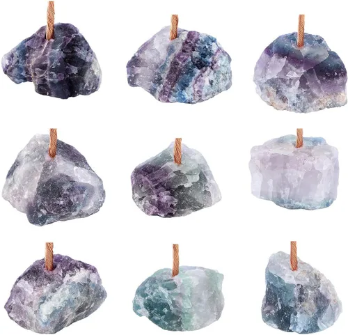 Miniatura 4 de MANIFO Juego de 7 chakras de cristal curativo: cristales, piedras preciosas, figuras naturales de árbol de la vida del Feng Shui