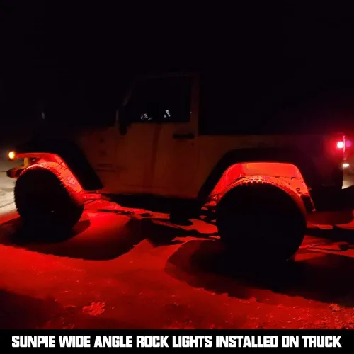 Miniatura 3 de SUNPIE 4 cápsulas de luces RGBW mejoradas de 210 grados de ángulo amplio con modo APP/voz, modo música, control automático, kit de luces de neón
