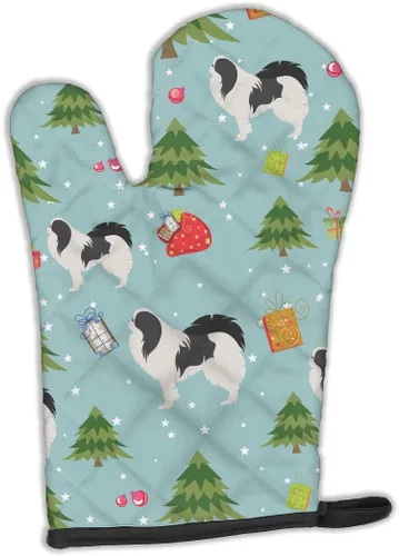 Miniatura 95 de Caroline's Treasures BB4872OVMT - Guante de horno de Navidad Affenpinscher resistente al calor, grueso para sartenes calientes y horno, manopla