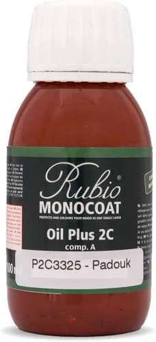 Miniatura 147 de Rubio Monocoat Muestra de Acabado de Aceite para Madera - Puro Aceite Plus Parte A Aceite de Linaza de Secado Rápido y Ecológico para Uso Pure