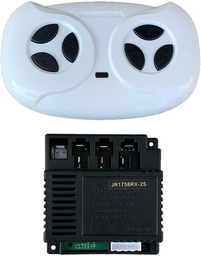 JR1758RX-2S Niños Powered Ride on Car 2.4G Bluetooth Control remoto y receptor Kit controlador caja de control Accesorios para niños eléctrico Ride