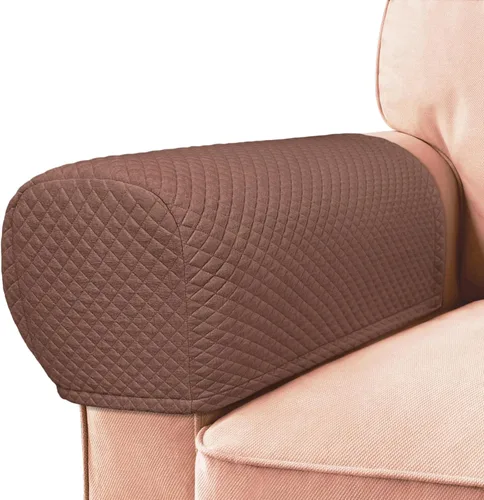 Miniatura 24 de Roytub Fundas para Reposabrazos de Sofá, Fundas para Reposabrazos, Funda Elástica para Reposabrazos para Sofás, Sillón, Sofá de Dos Plazas, Sillón