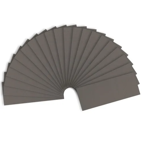 Miniatura 33 de Papel de lija de grano 120, hojas de lijado en seco y húmedo de 9 x 3.6 pulgadas para acabado de muebles de madera, lijado de metal y pulido