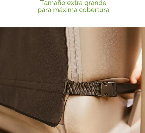 Miniatura 4 de Funda para asiento trasero de coche de Munchkin® para niños, protector de asiento de coche con alfombrillas de lujo, negro, 2 paquetes