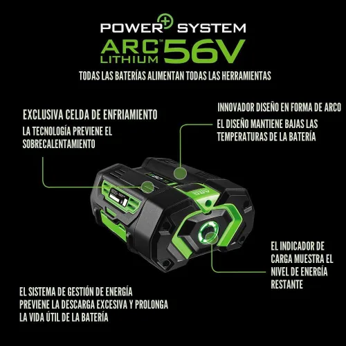Miniatura 4 de Batería de litio EGO, ARC, 56 V, 2.0 A, Batería 5.0Ah, 4