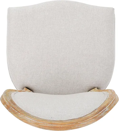 Miniatura 10 de Christopher Knight Home Phinnaeus Silla de comedor de tela beige de poliéster (juego de 2), juego de 2 piezas