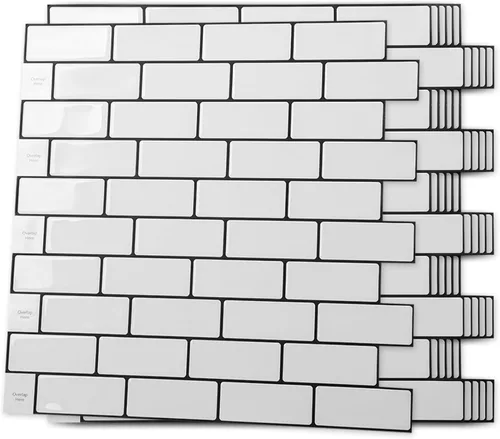 Miniatura 15 de Art3d - 10 hojas de azulejos adhesivos antisalpicaduras para cocina - 30 x 30 cm, adhesivo de pared para cocina, baño, encimera y sala de estar