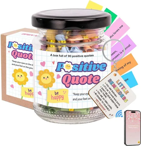 Miniatura 12 de Tarro de Afirmaciones Bádasis, Regalo Inspirador, Afirmaciones Diarias para Mujeres, Regalos Bádasis, Tarjetas de Afirmación Divertidas, Regalos
