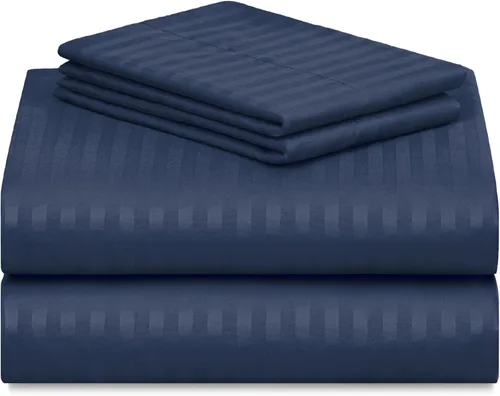 Miniatura 9 de LuxClub Juego de sábanas de 4 piezas tamaño King, con bolsillos profundos, sábanas de cama refrescantes sin arrugas, ropa de cama de hotel para 35