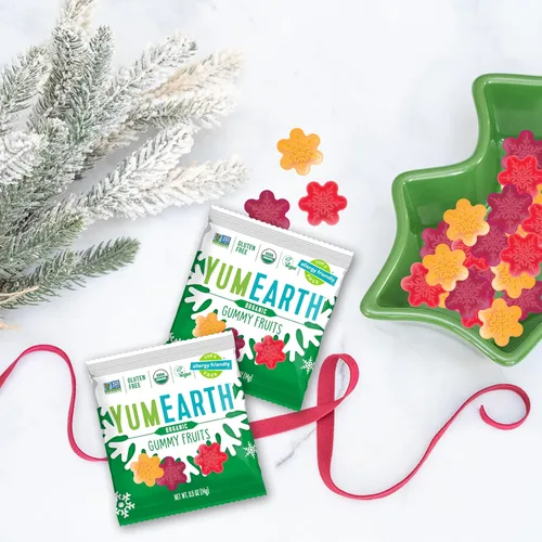 Miniatura 5 de YumEarth - Paletas de gomitas orgánicas festivas 15 unidades Caja amigable para alérgicos, sin colorantes, sin gluten, sin transgénicos Gomitas