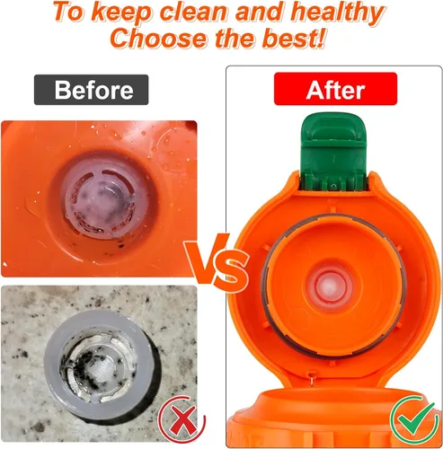 Miniatura 2 de Dispensing Valves Compatible with Gatorade Water Bottle - Replacement Accessories for Gatorade Gx Water Bottle Gatorade 32oz Bottle Blanco