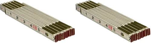Miniatura 4 de Crescent Lufkin - Regla de madera, 5/8 x 6 pies, Redend Eng, negro - 1066DLN