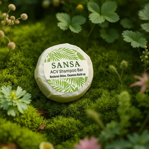 Miniatura 4 de Barra de champú de sidra de manzana Sansa