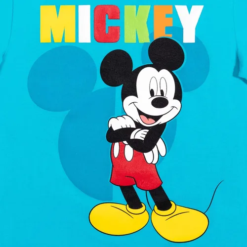 Miniatura 3 de Disney- Camisa de manga corta y pantalones cortos de malla de Mickey Mouse