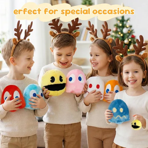 Miniatura 4 de Pacn Game Man - Juguetes de peluche de fantasma, ideal como regalo de fiesta o compañero, juguete de peluche fantasma, día del niño y fiestas