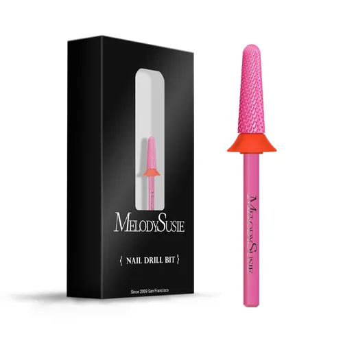 Miniatura 8 de MelodySusie Broca profesional de punta cónica para uñas, broca multifunción de carburo de tungsteno de 3/32 pulgadas, adecuada para manicura