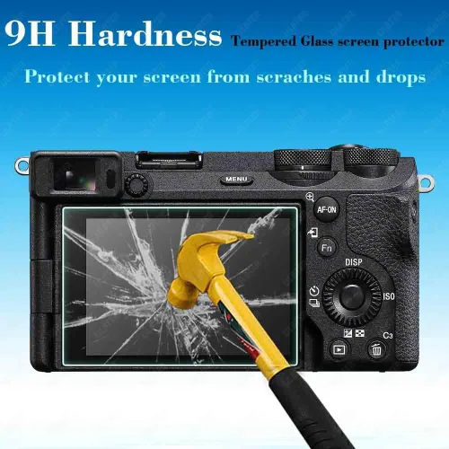 Miniatura 3 de ULBTER Protector de pantalla para cámara Sony Alpha A7C II A7CR A6700 7C II A7CII 6700 A7C R y cubierta de zapata caliente 0.012 in 9H dureza