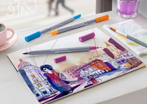 Miniatura 4 de Faber-Castell Goldfaber Aqua Dual Marker - Cartera de 18