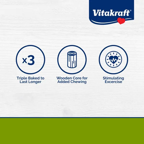 Miniatura 2 de Vitakraft Crunch Sticks - Golosinas de conejo - Zanahoria y miel - Palitos masticables de conejo (Wild Berry & Miel)