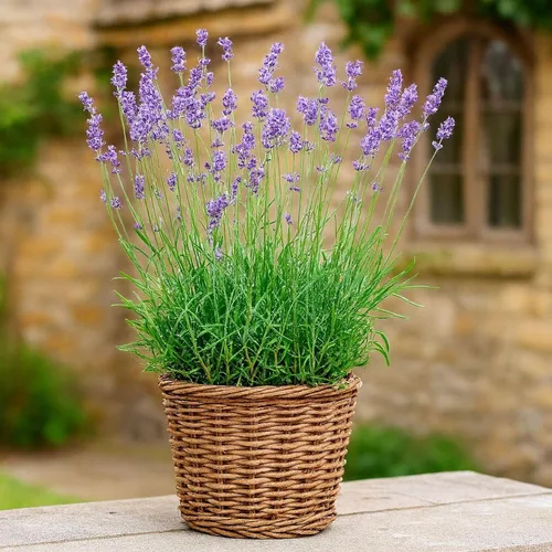 Miniatura 3 de Easy to Grow English Lavender Munstead - 2 plantas en macetas en macetas de cultivo, flores de verano follaje fragante