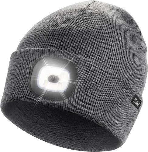 Etsfmoa Gorro unisex con la luz, regalos para hombres, papá, padre, gorras recargables por USB