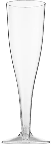 Miniatura 8 de Munfix 50 copas de champán de plástico – Copas de champán transparentes desechables de 5 onzas para fiestas, Mimosa Bar, eventos, boda y fiesta
