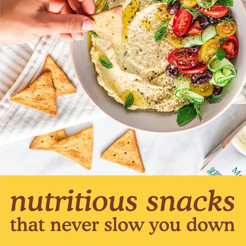 Miniatura 5 de Simple Mills Veggie Pita Crackers, hierbas mediterráneas, sin gluten, veganas, bocadillos saludables, aptas para paleo, 4.25 onzas (paquete de 6)