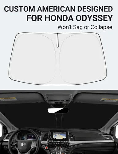 Miniatura 324 de Proadsy Parasol plegable para parabrisas delantero 2026, ajuste personalizado, accesorios para CRV SUV LX EX EX-L EX-L Navi Touring 2017-2022