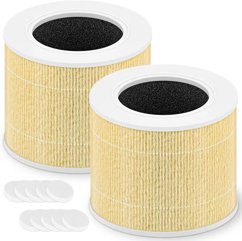 Miniatura 17 de Core Mini filtro de repuesto para purificador de aire LEVOIT Core Mini y Core Mini-P, 3 en 1 grado H13 True HEPA y carbón activado de alta Blanco