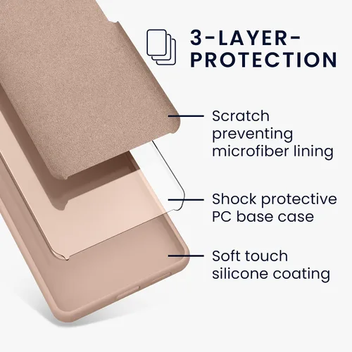 Miniatura 441 de kwmobile Funda Compatible con Google Pixel 6 Pro - Funda de teléfono de silicona TPU con acabado suave - Azul Arrecife