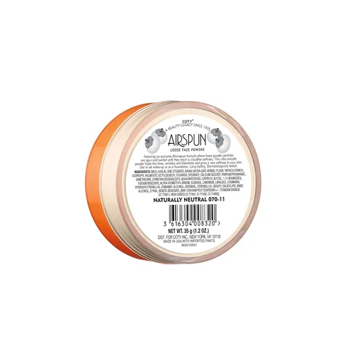 Miniatura 3 de Airspun Coty - Polvo para la cara suelto, naturalmente neutro, estante