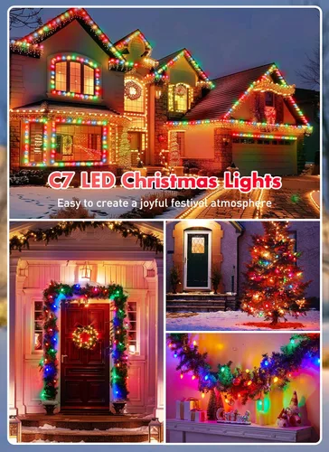 Miniatura 6 de Brightown - Bombilla LED C7 de repuesto para tira de luces de Navidad