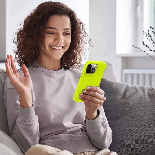 Miniatura 7 de Vooii Funda compatible con iPhone 12/12 Pro, silicona líquida de grado de piel de bebé, cuerpo completo, carcasa protectora delgada con bordes