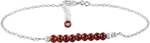 Miniatura 59 de YANARA Pulsera de tobillo para mujer, piedra de nacimiento natural, cuentas de piedras preciosas, tobillera delicada hecha a mano de 9 pulgadas +
