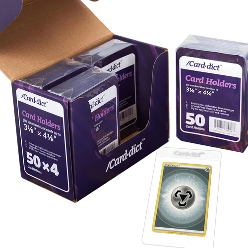 Miniatura 4 de Portatarjetas magnético de 25 quilates compatible con tarjetas intercambiables, 35 portatarjetas One Touch, 2-1/2 pulgadas x 3-1/2 pulgadas, funda