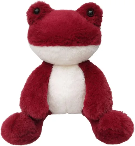 Miniatura 10 de Animal de peluche de rana azul claro, lindo juguete de rana peluda, suave juguete de peluche para niños y niñas, regalos para niños o novia, 8.5
