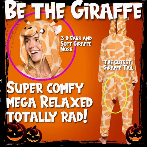Miniatura 3 de Funziez! - Disfraz de animal de una pieza para adultos, diseño de felpa para Halloween, traje de cosplay de fruta para mujer y hombre